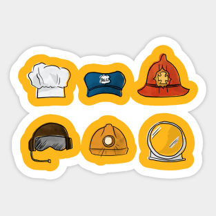 Hero Hats Sticker